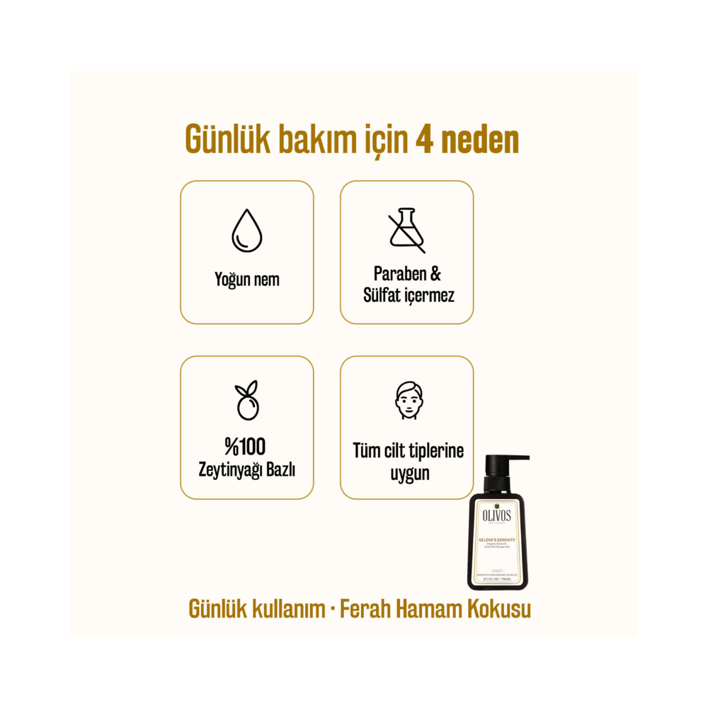 Olivos Keçi Sütlü Duş Jeli 750 ml