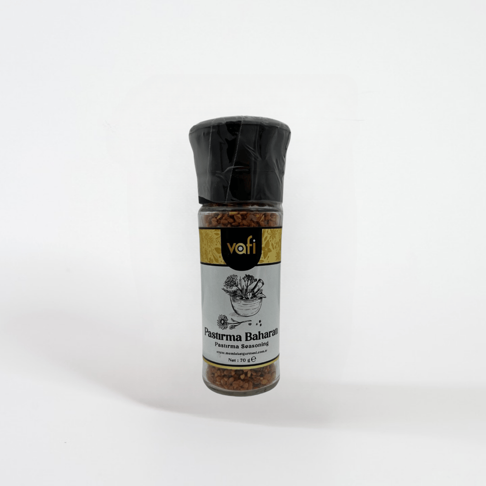 Vafi Cam Değirmen Kapak Serisi Pastırma Baharatı 70 gr