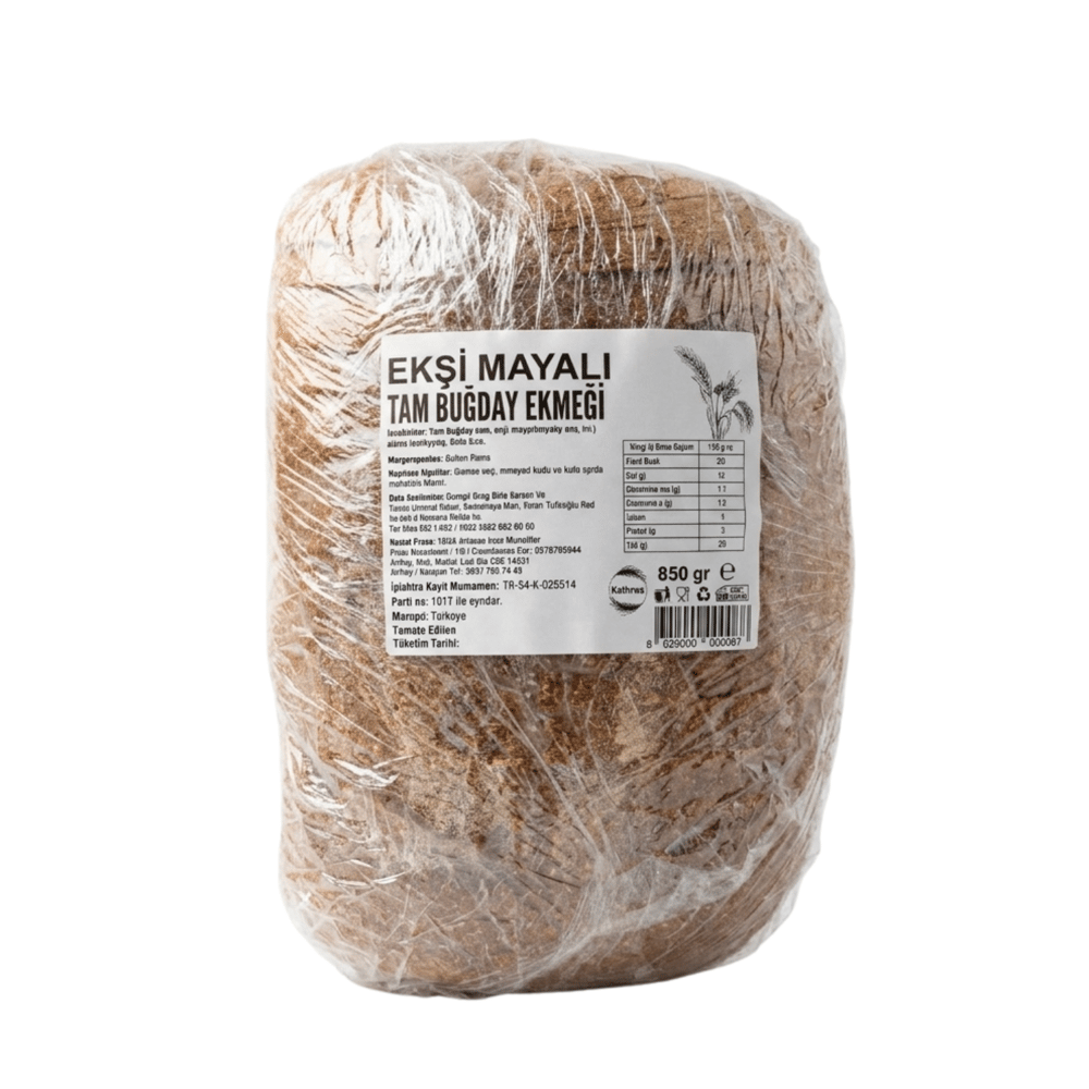 Vafi Ekşi Mayalı Tam Buğday Ekmeği 850 GR 1 ADETVafi