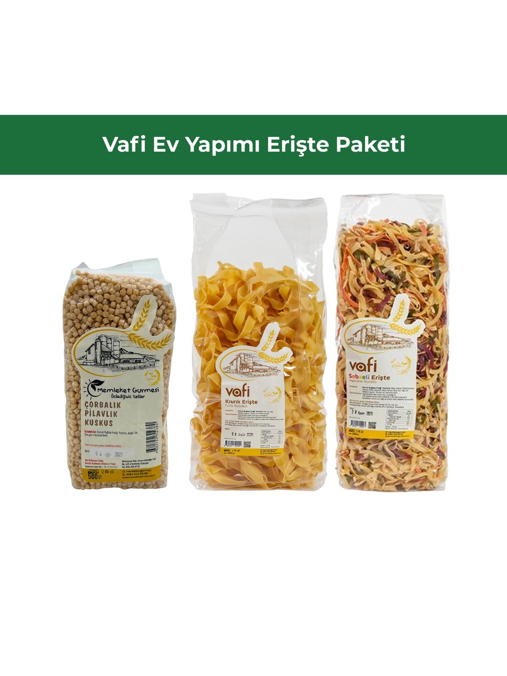 Vafi Ev Yapımı Erişte PaketiVafi