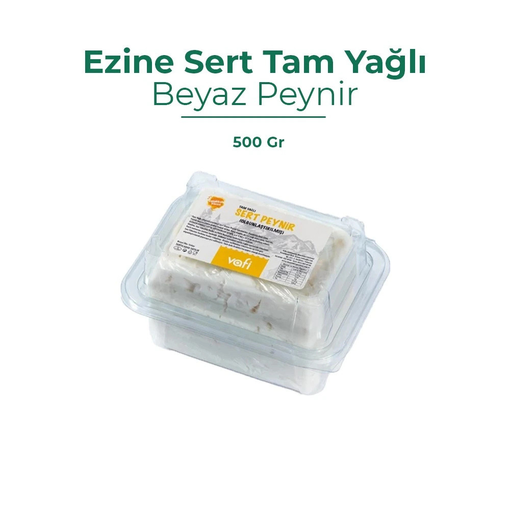 Vafi Ezine Sert Tam Yağlı Beyaz Peynir