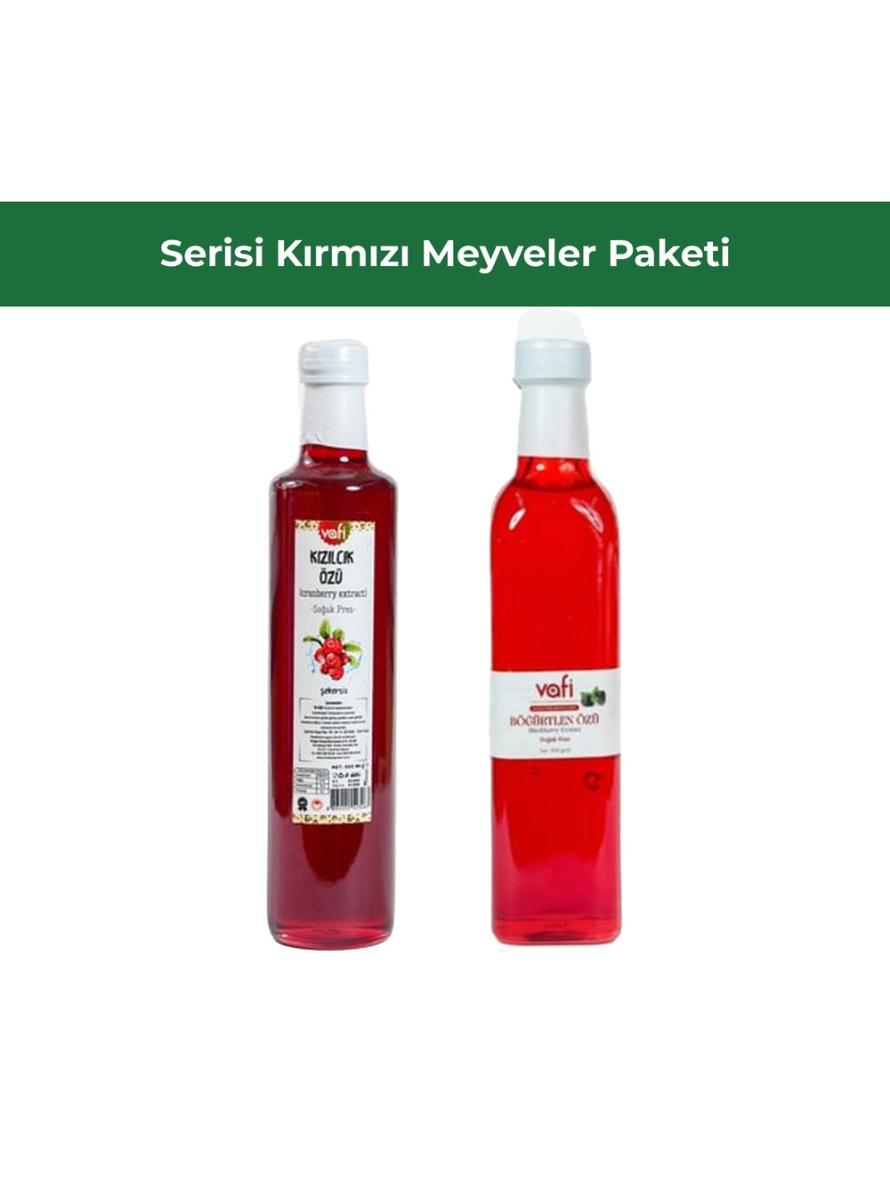 Vafi Öz Serisi Kırmızı Meyveler PaketiVafi
