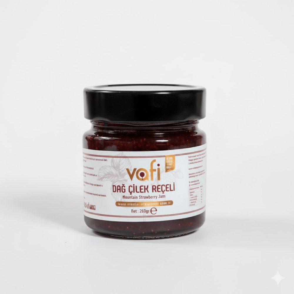 Vafi Şekersiz Dağ Çileği Reçeli 260 gr