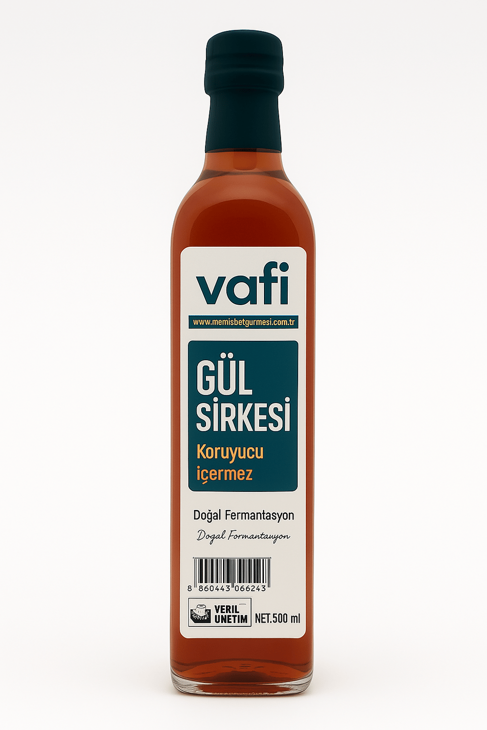 Vafi Sirke Serisi Gül Sirkesi 500 ml