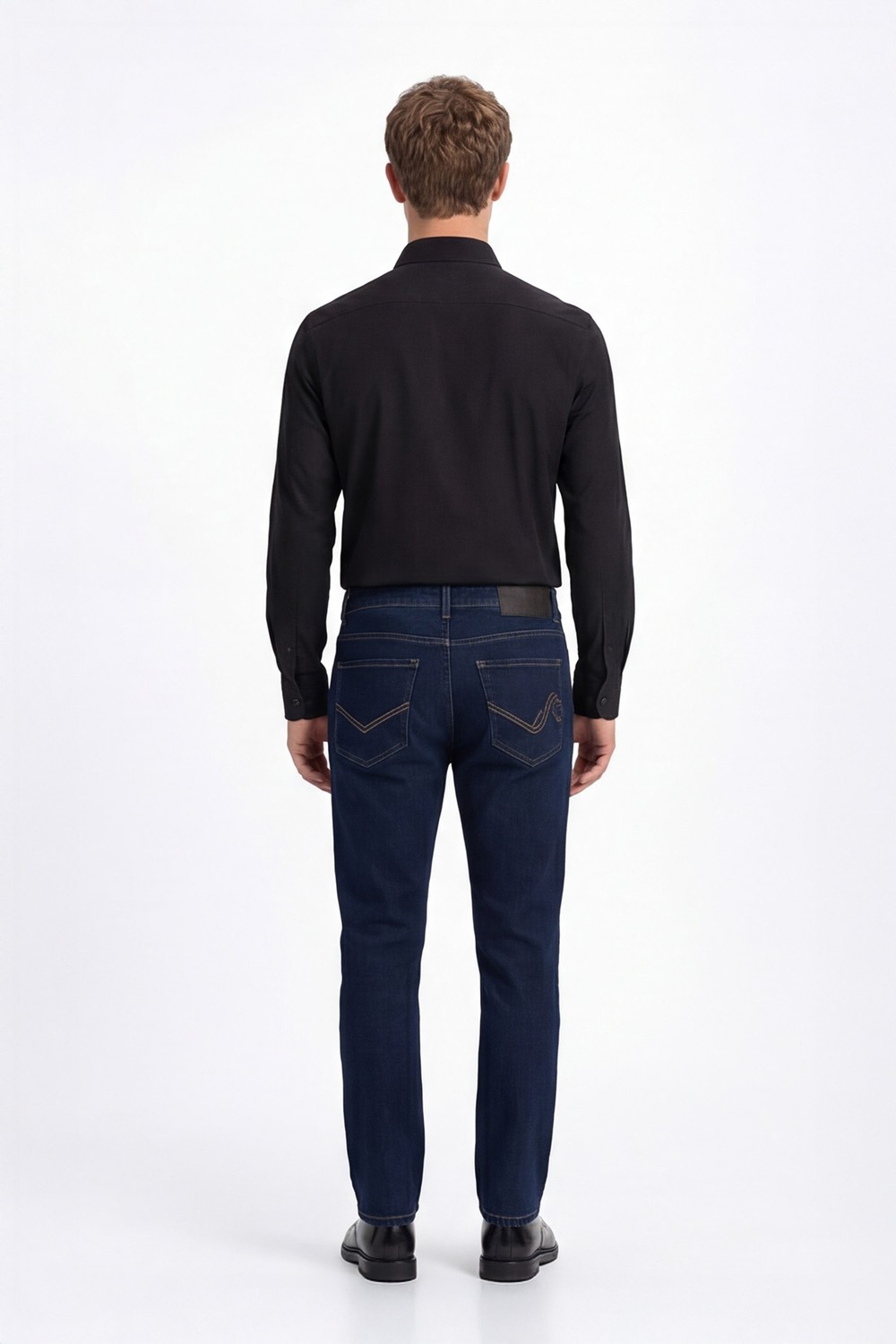 Lacivert 5 Cep Casual Denim Pantolon