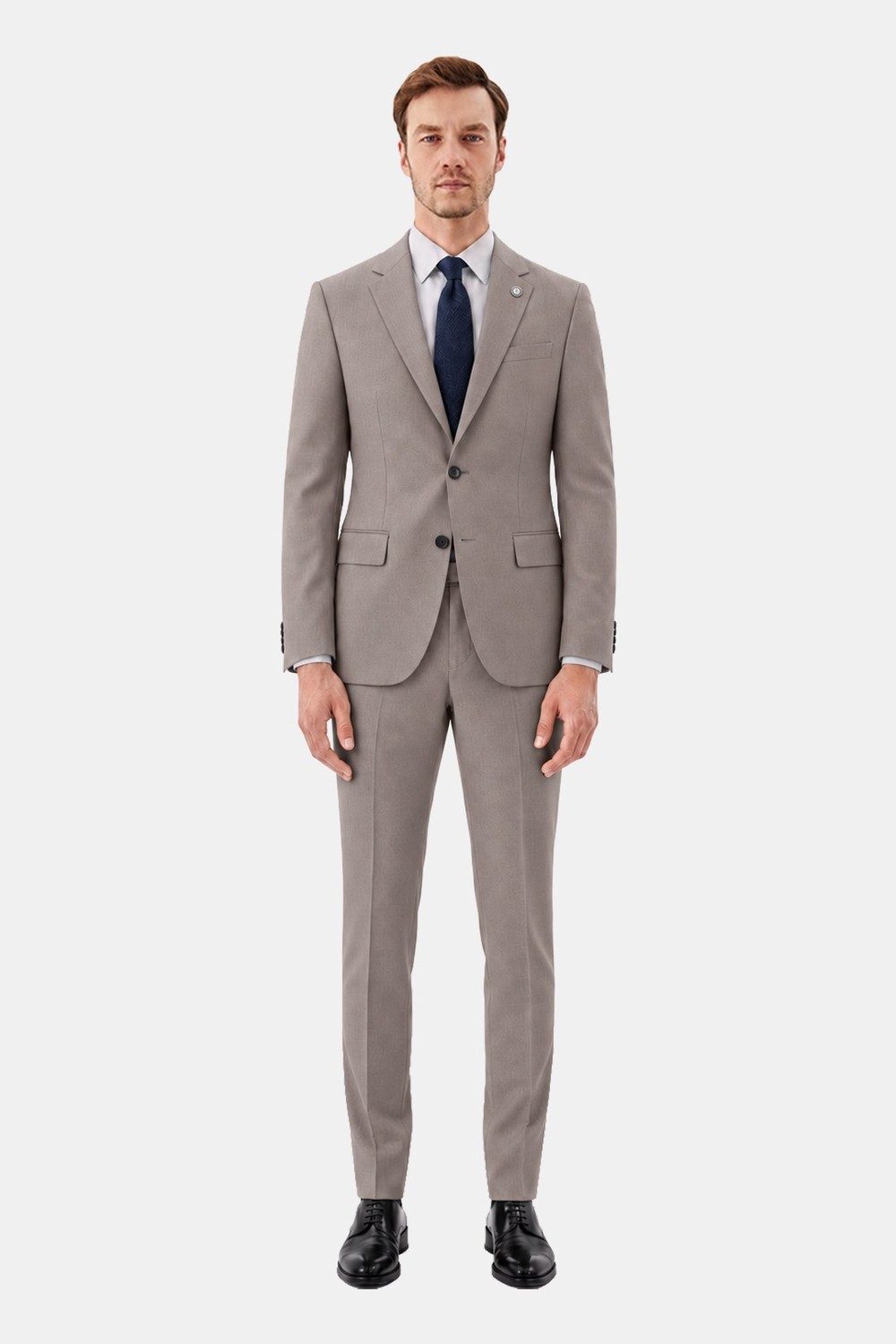 Bej SABRİ ÖZEL SLIM FIT TAKIM ELBİSE