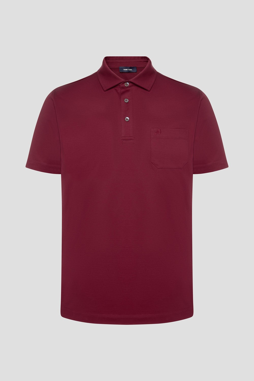 Kırmızı %100 Pamuk Regular Fit Cepli Polo Yaka T-shirt