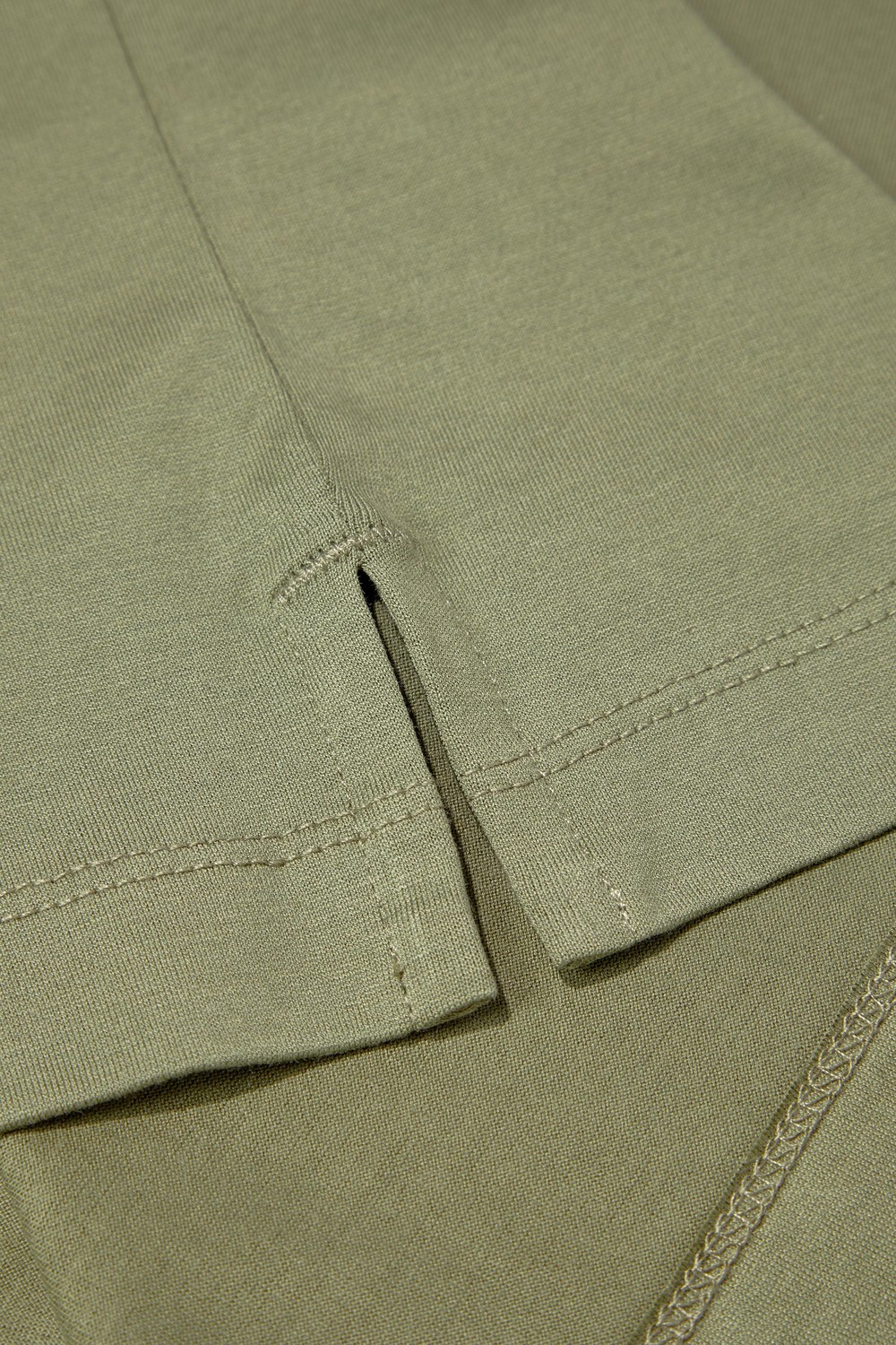 Yeşil %100 Pamuk Regular Fit Cepli Polo Yaka T-shirt