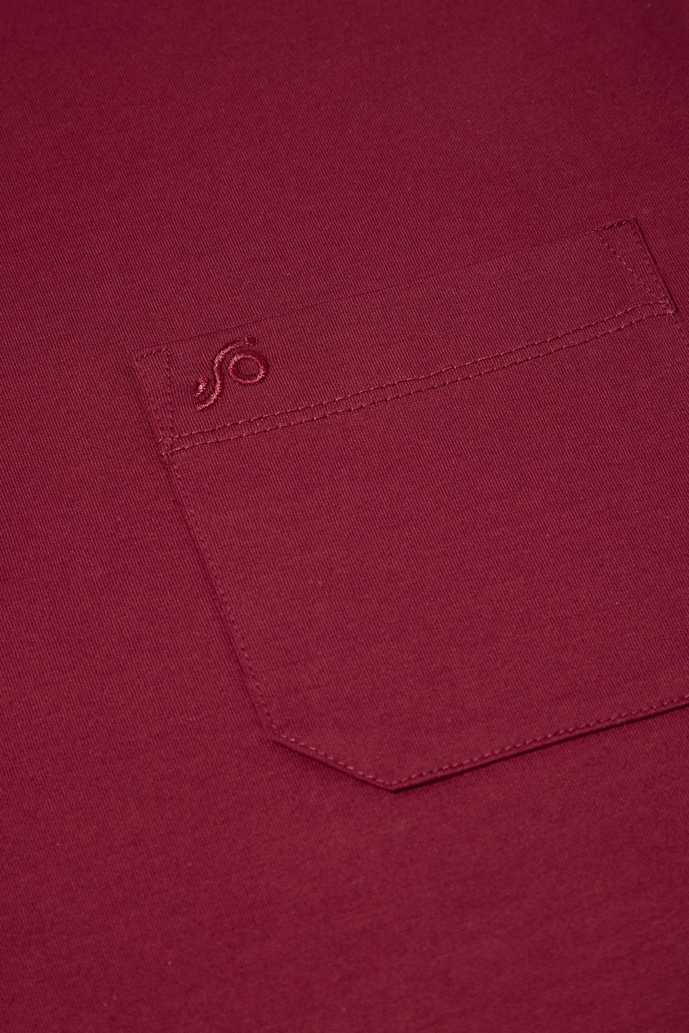 Kırmızı %100 Pamuk Regular Fit Cepli Polo Yaka T-shirt