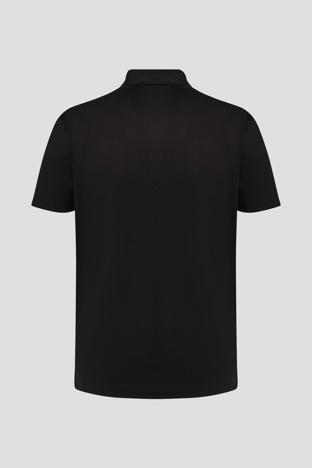 Siyah %100 Pamuk Regular Fit Cepli Polo Yaka T-shirt