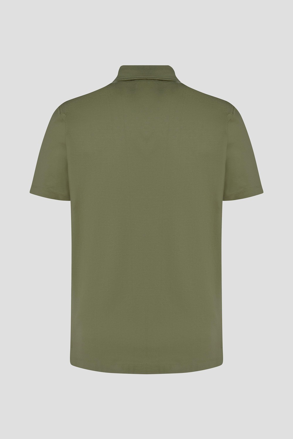 Yeşil %100 Pamuk Regular Fit Cepli Polo Yaka T-shirt