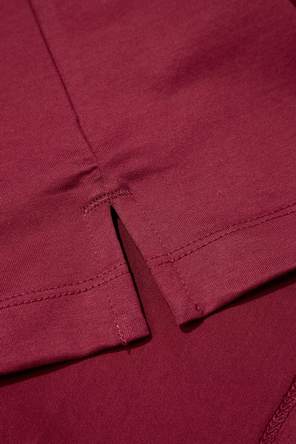 Kırmızı %100 Pamuk Regular Fit Cepli Polo Yaka T-shirt