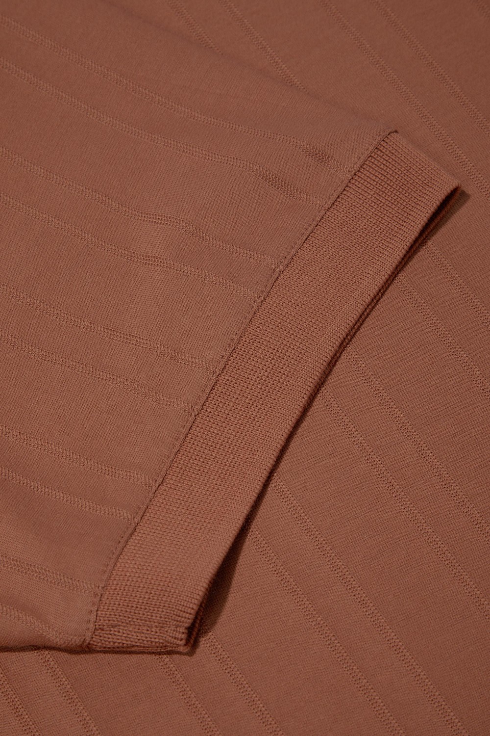 Tarçın %100 Pamuk Regular Fit Jakar Desenli Polo Yaka T-shirt