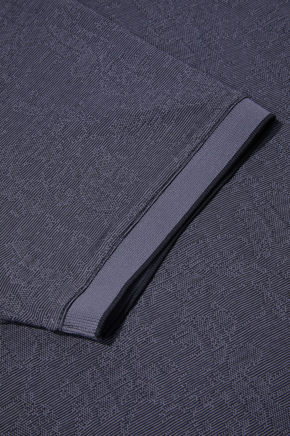 Füme %100 Pamuk Regular Fit Desenli Polo Yaka T-shirt