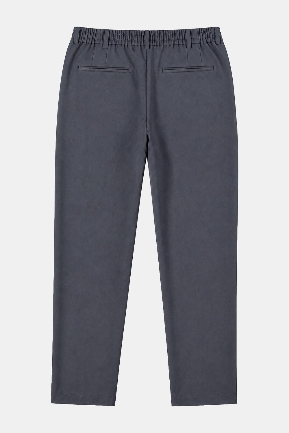 Füme Dokulu Arka Lastikli Köprü Kemerli Bağcıklı Slim Fit Jogger Pantolon