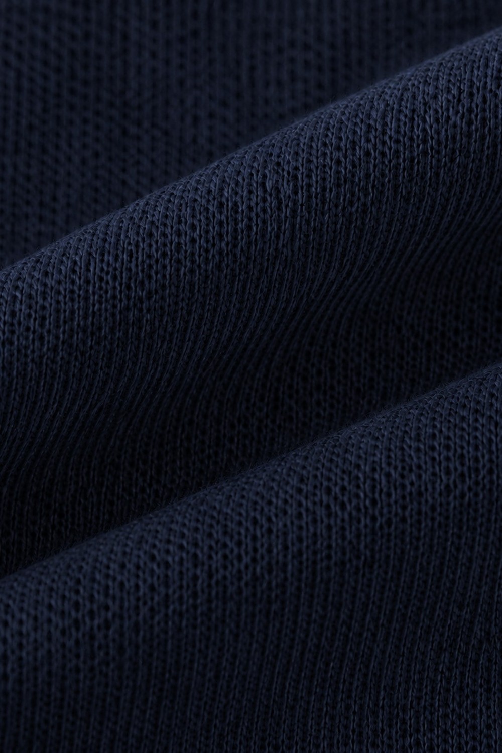 Gece Laciverti SUPERFINE MERSERIZE COTTON T-SHIRT