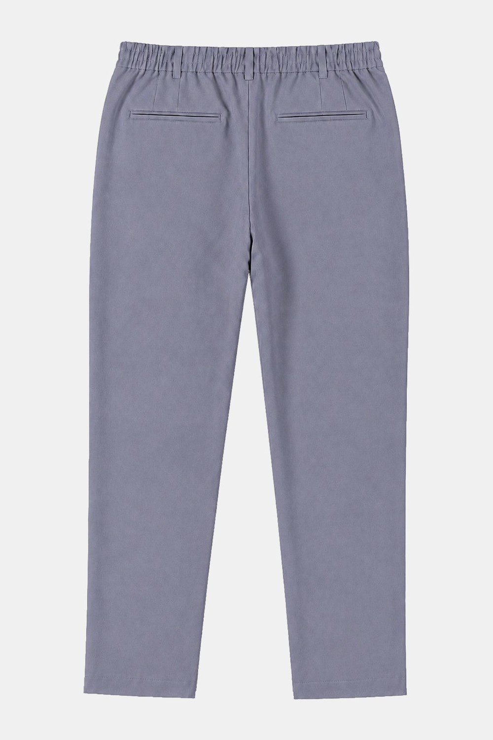 Gri Dokulu Arka Lastikli Köprü Kemerli Bağcıklı Slim Fit Jogger Pantolon