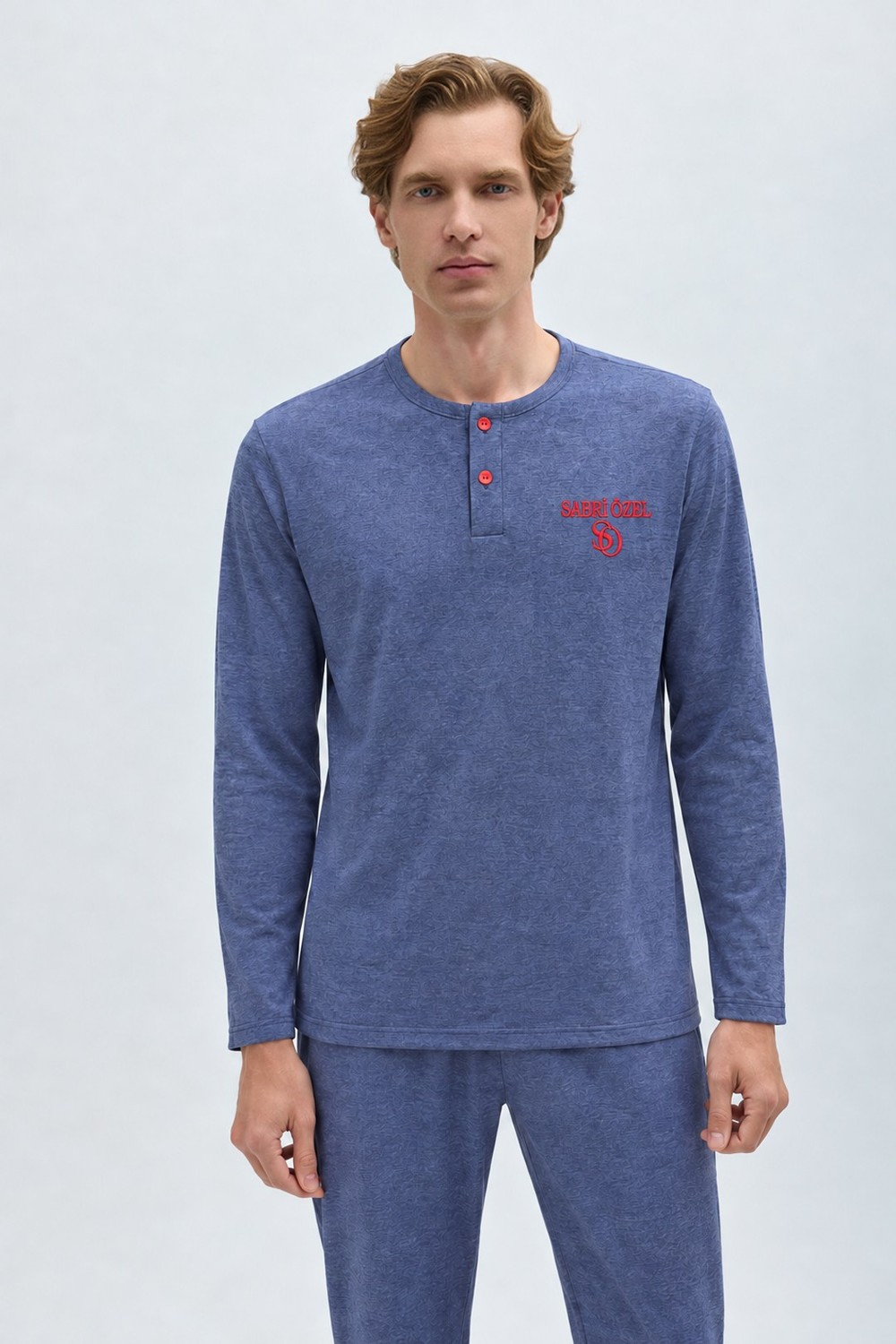 İndigo Pijama Takımı