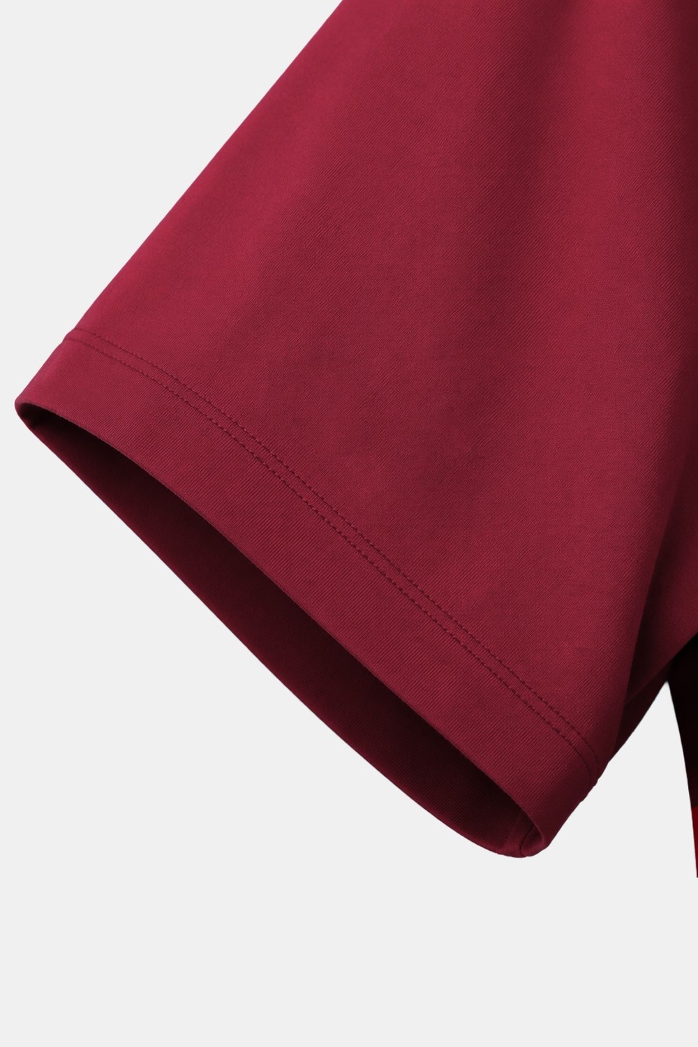 Kırmızı %100 Pamuk Regular Fit Bisiklet Yaka Basic T-shirt