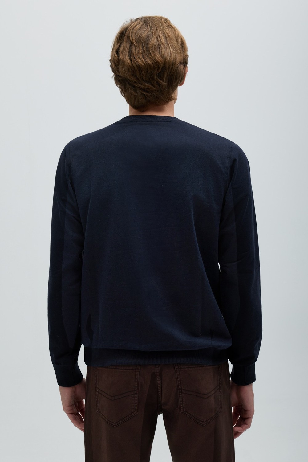 Lacivert Basic Erkek Sweatshirt