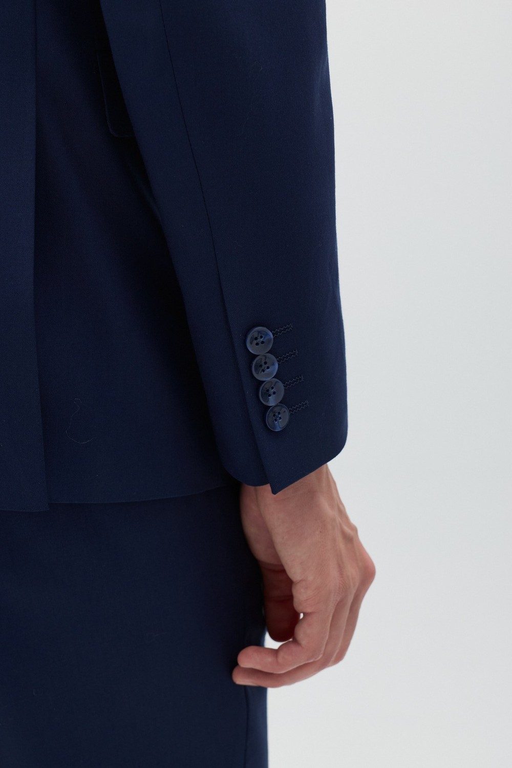 Parlement Slim Fit Düz Paça 6 Drop Mono Yaka Klasik Takım Elbise