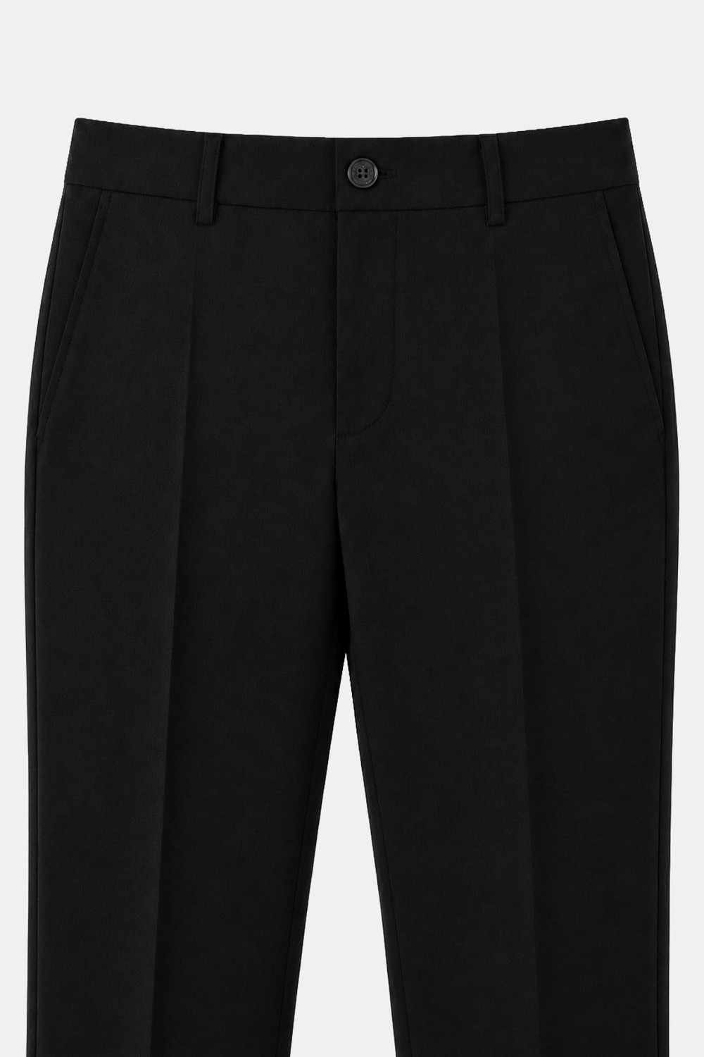 Siyah Yün Karışımlı Çizgili Sivri Yaka Klasik Paça Tam Astarlı 6 Drop Slim Fit Takım Elbise