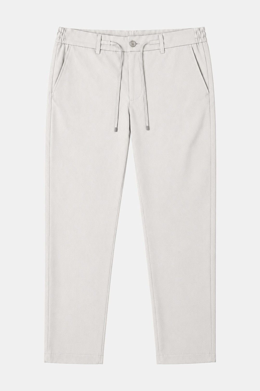 Taş Dokulu Arka Lastikli Köprü Kemerli Bağcıklı Slim Fit Jogger Pantolon
