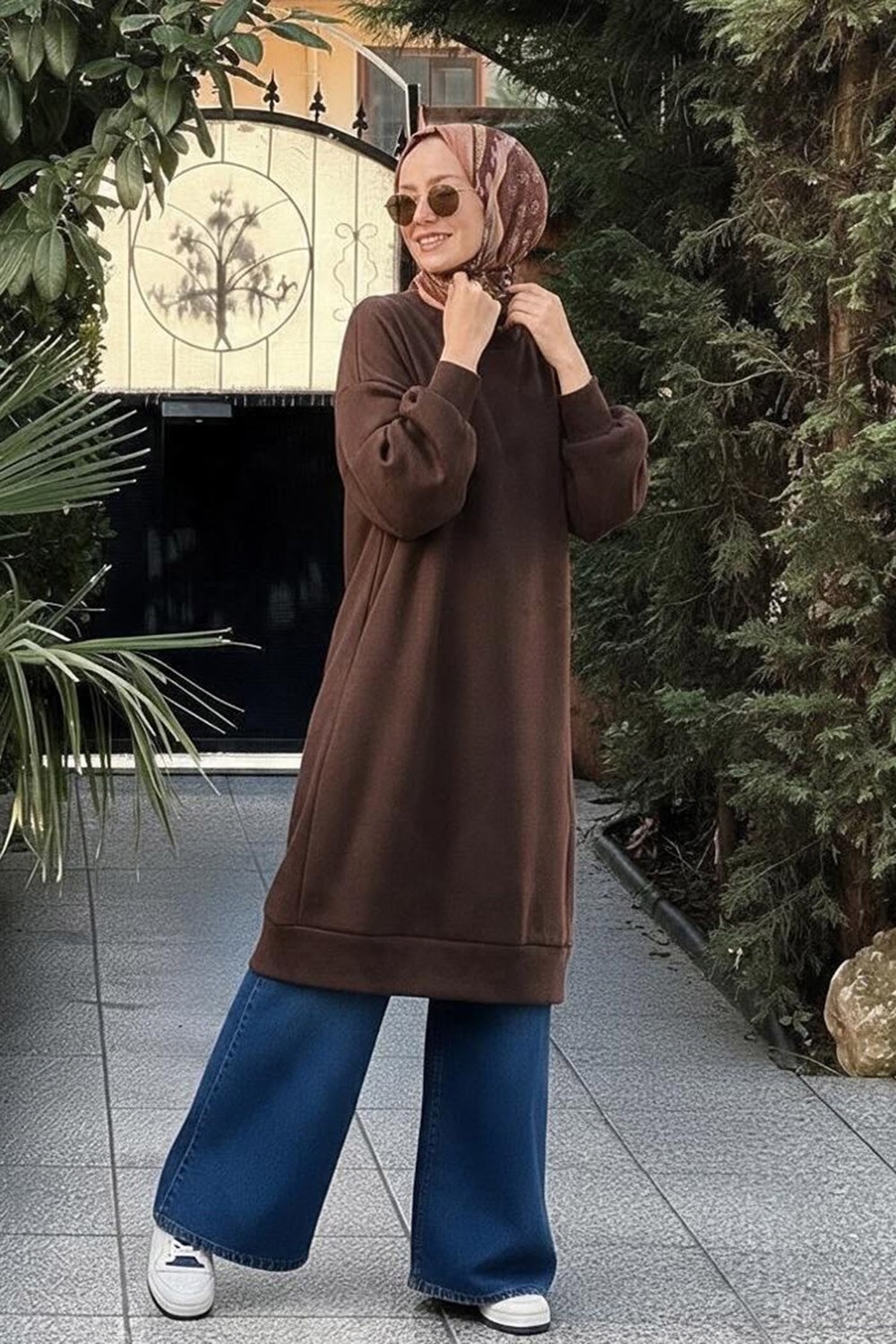 Kahve Sweat Tunik