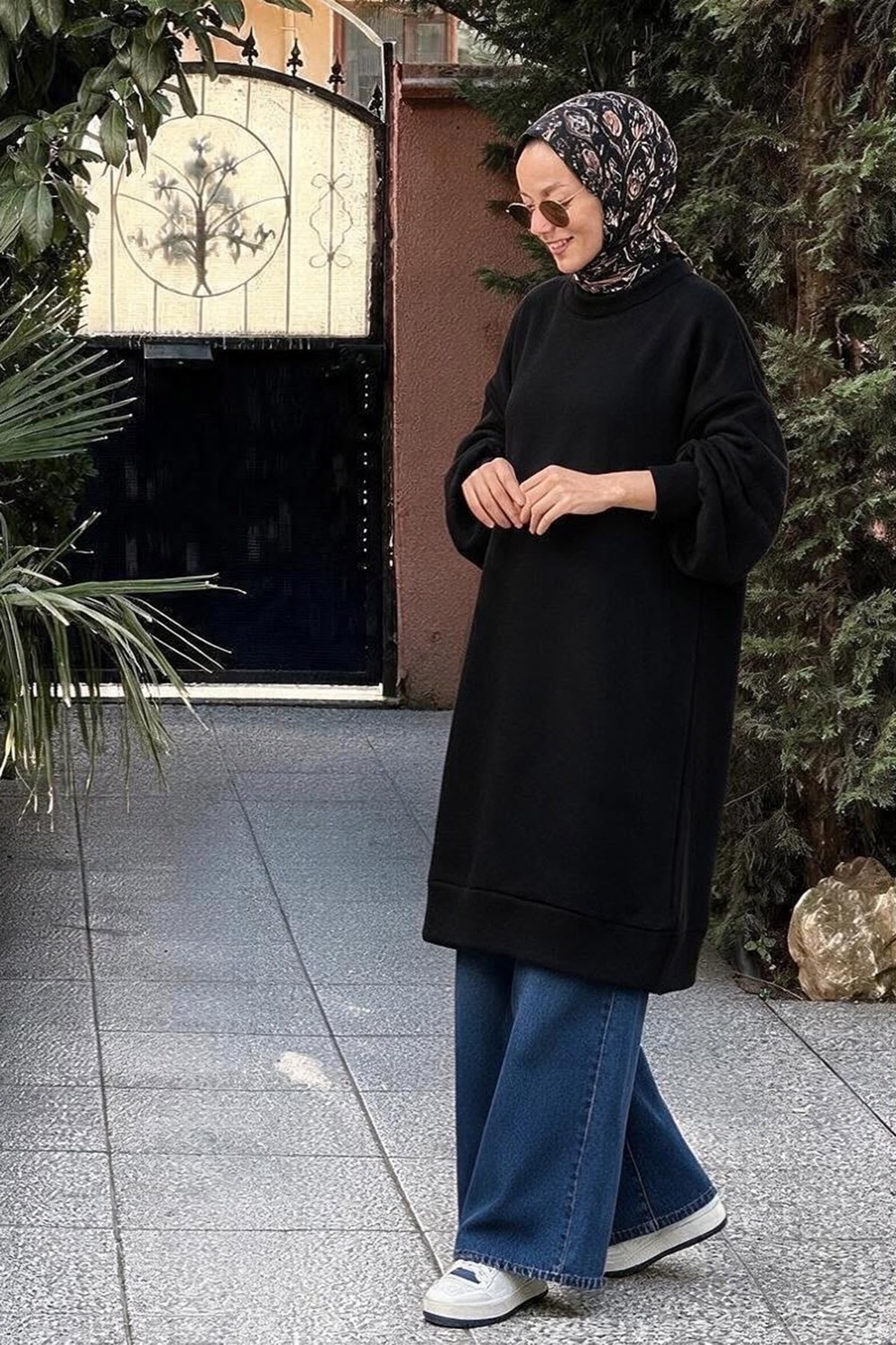 Siyah Sweat Tunik