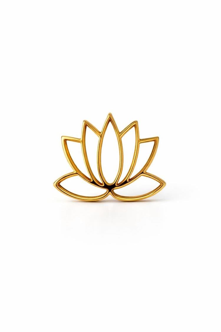 Gold Charm Lotus Çiçeği