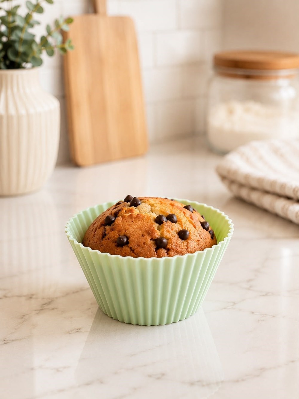 Pratik 6 lı Slikon Muffin Kalıbı  