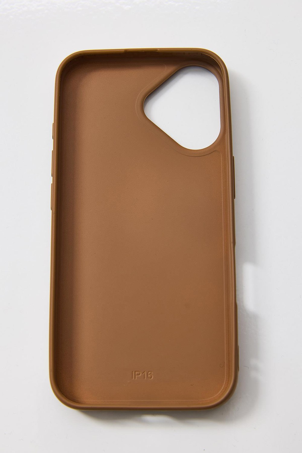 İphone 16 Yılan 3D Figür Kabartmalı Kılıf Taba
