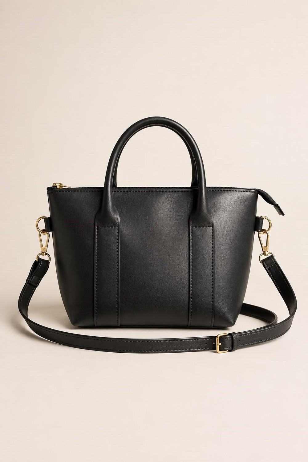 Kadın Mini Tote El ve Omuz Çantası Siyah