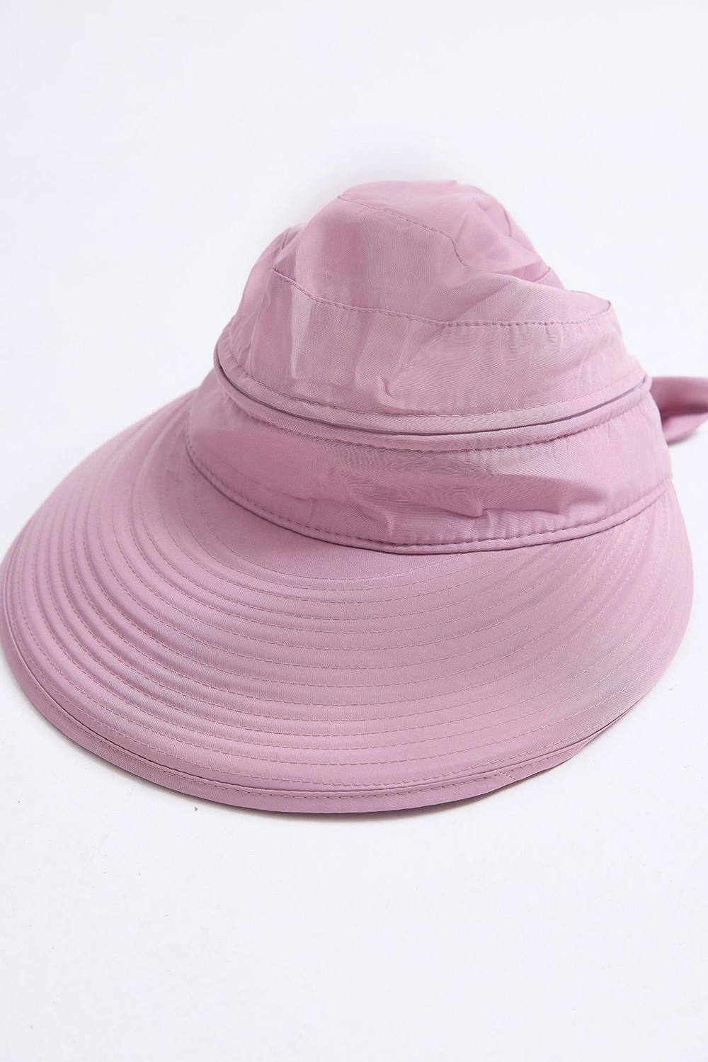 Üstü Çıkarılabilir Önden Siperli Kadın Şapka Pembe