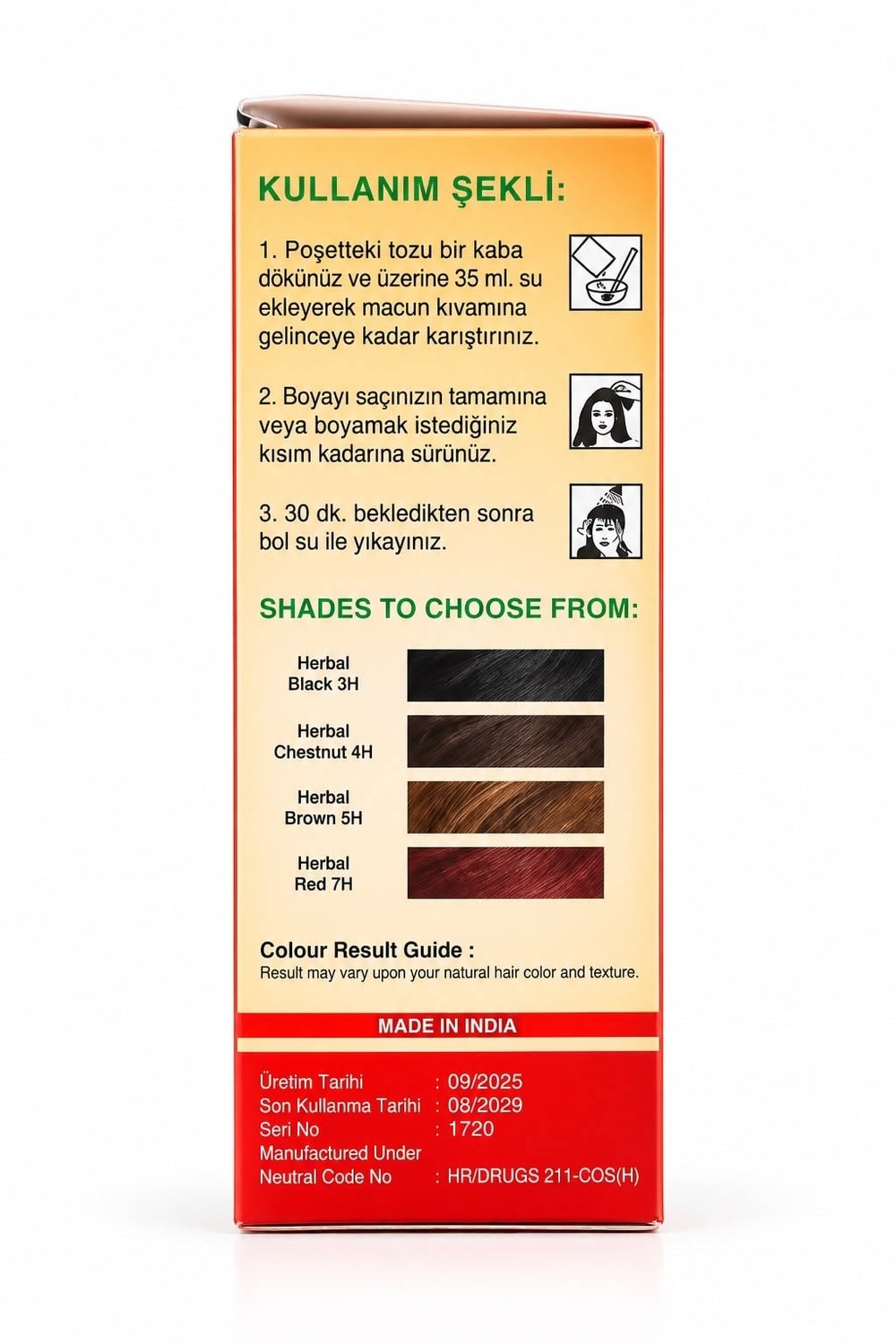 Henna Vals Bronz Kahve Saç Boyası