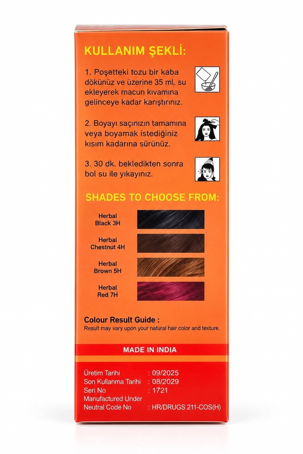 Henna Vals Kestane Saç Boyası