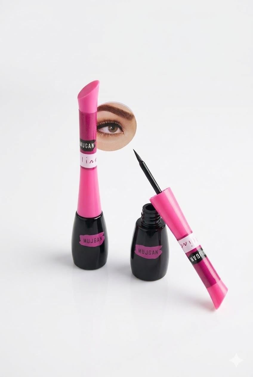 Mujgan Likit Eyeliner - Yoğun Siyah ve Suya Dayanıklı Göz Sürmesi
