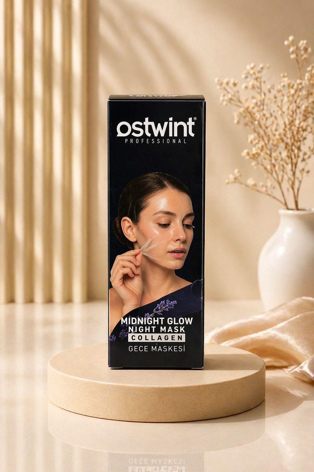 Ostwint Kolajenli Gece Maskesi