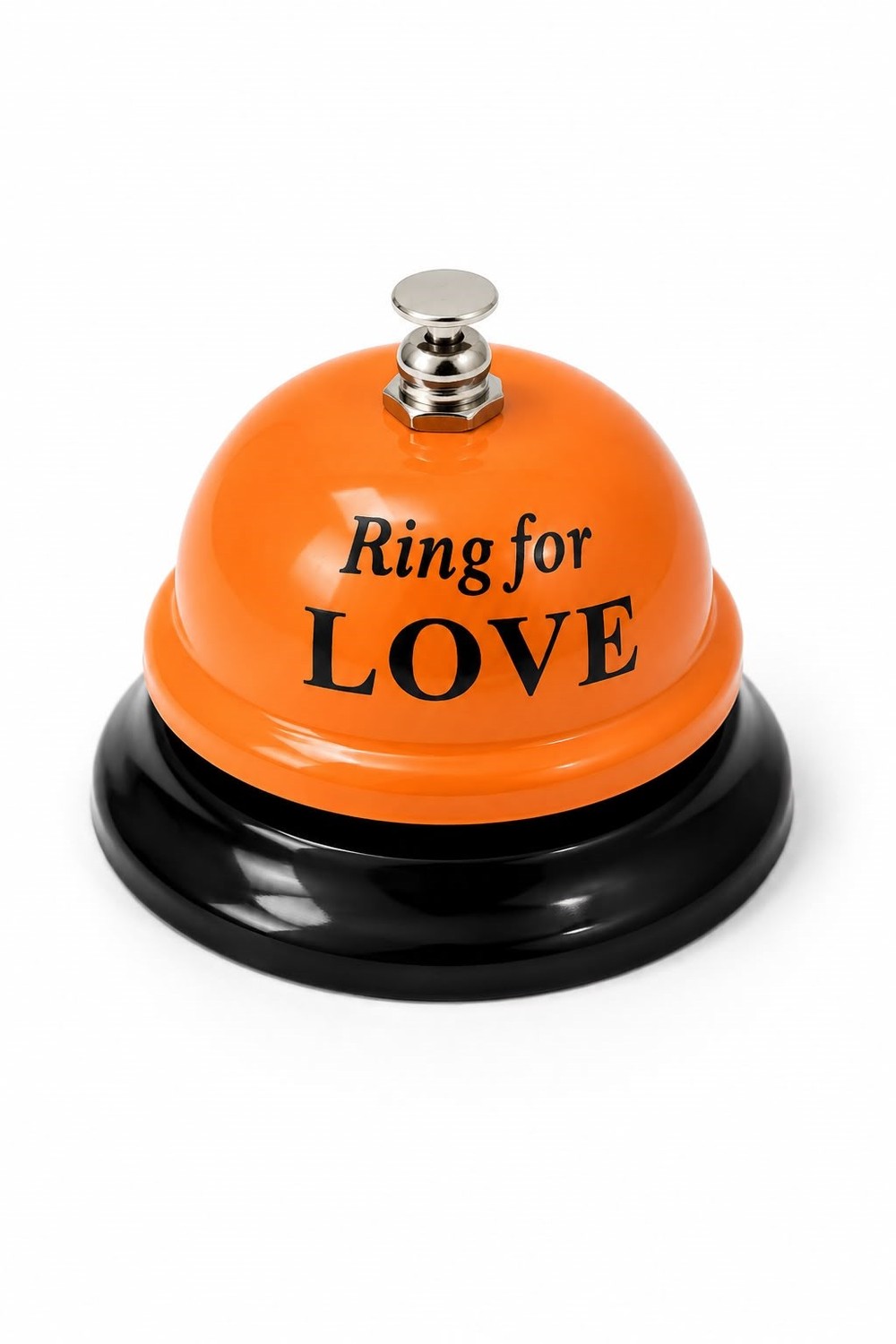Ring For Love Baskılı Resepsiyon Zil Turuncu