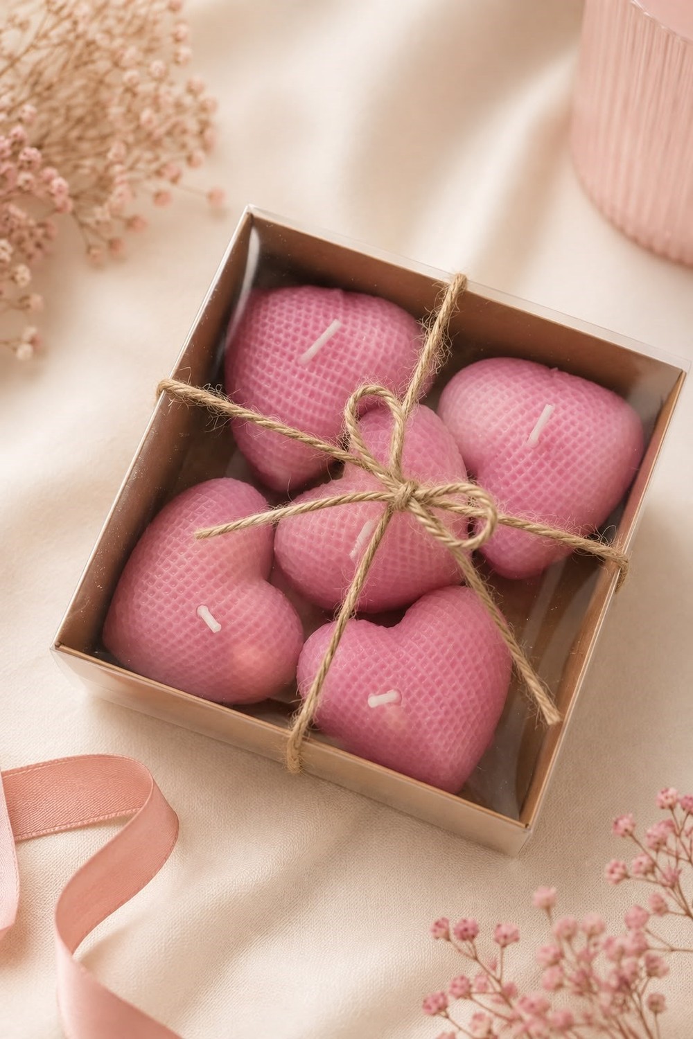Pembe Kalpli Mum 5Li 