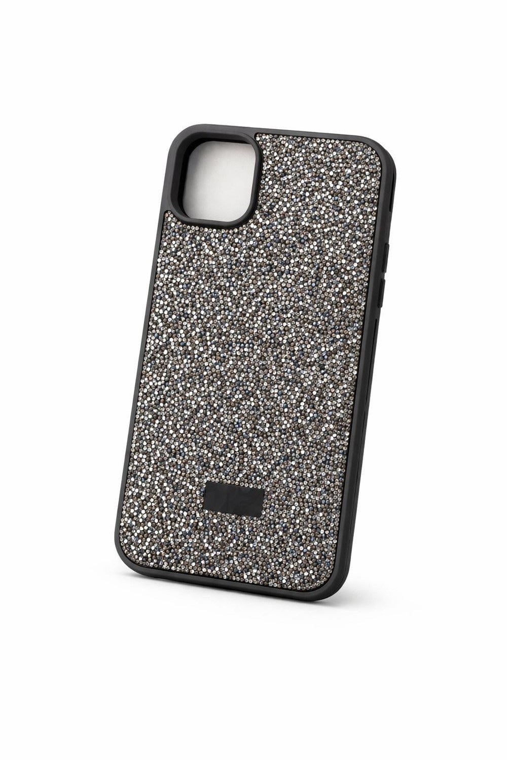 İphone11 Uyumlu Full Taş Detaylı Swarovski Kılıf Gri