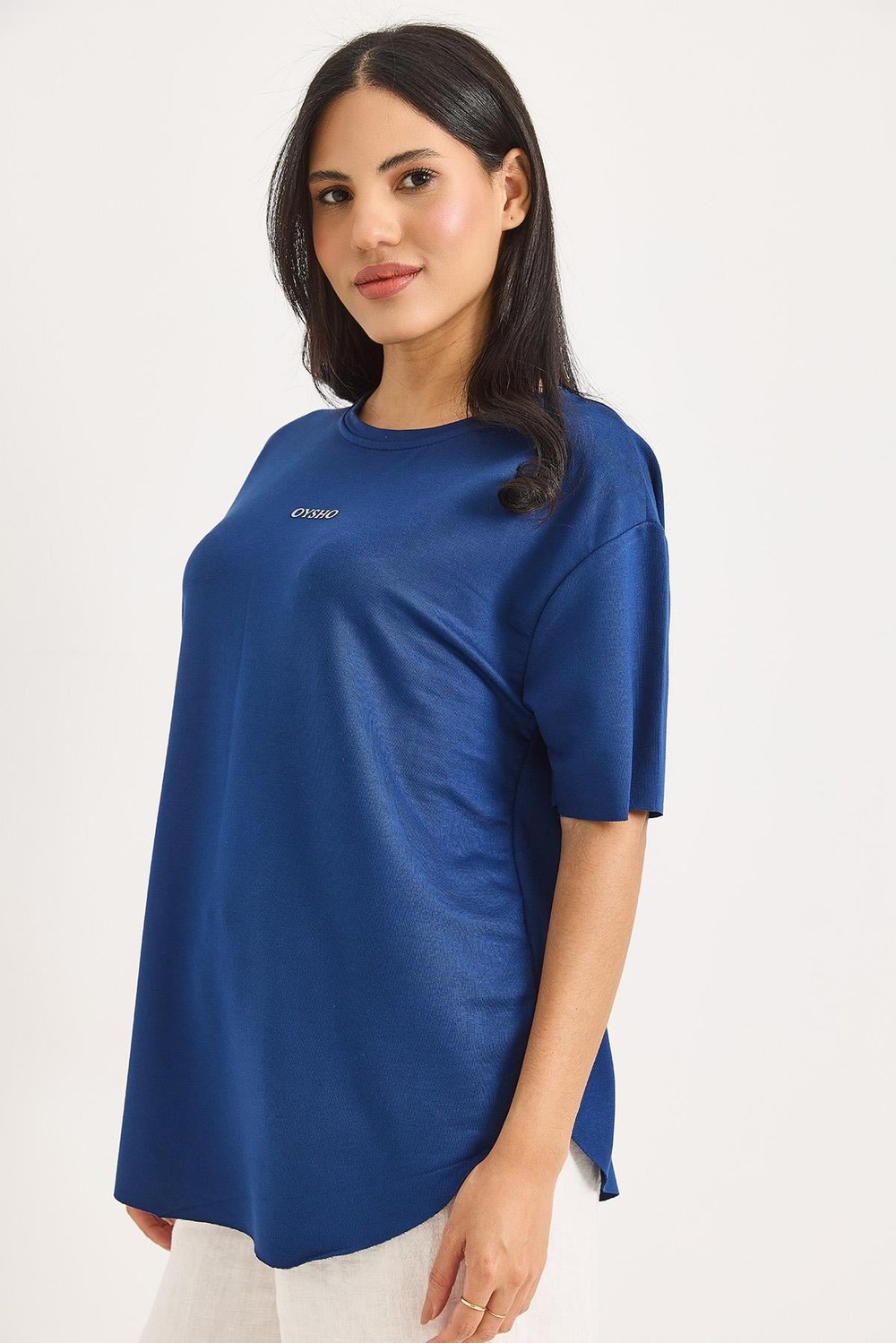 Bisiklet Yaka  Oysho Basic Tshirt Saks