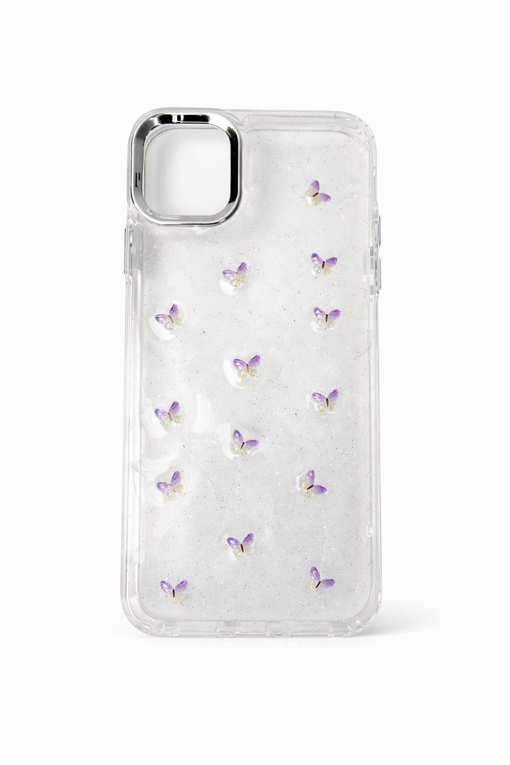 İphone 11 Uyumlu Şeffaf Kelebek Figürlü Kılıf