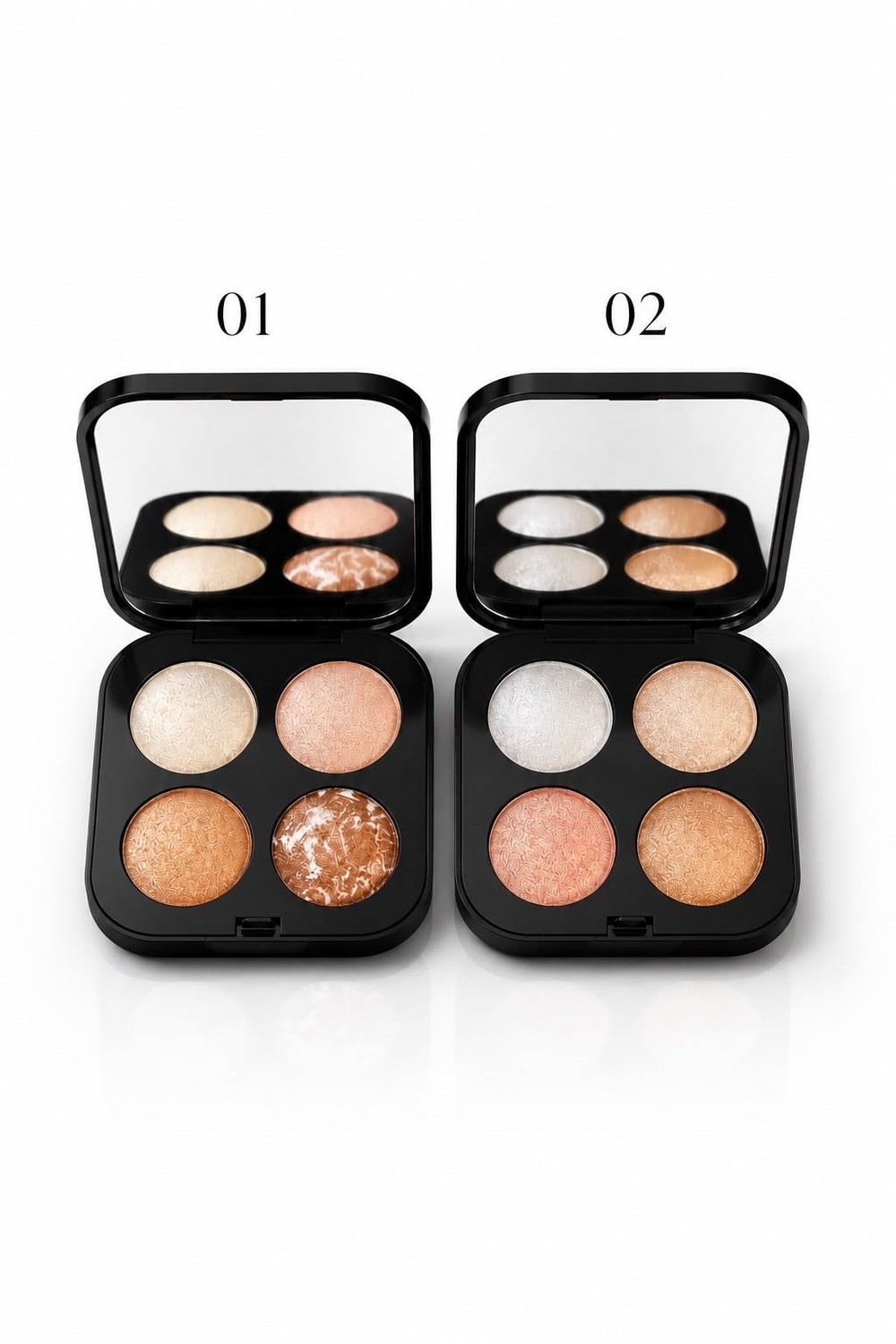 4lü Aynalı Highlighter Far 