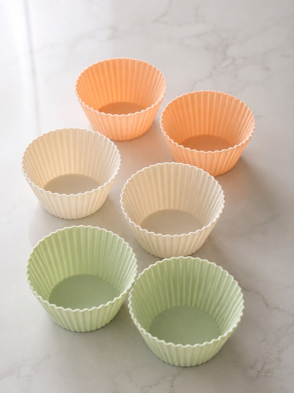 Pratik 6 lı Slikon Muffin Kalıbı  