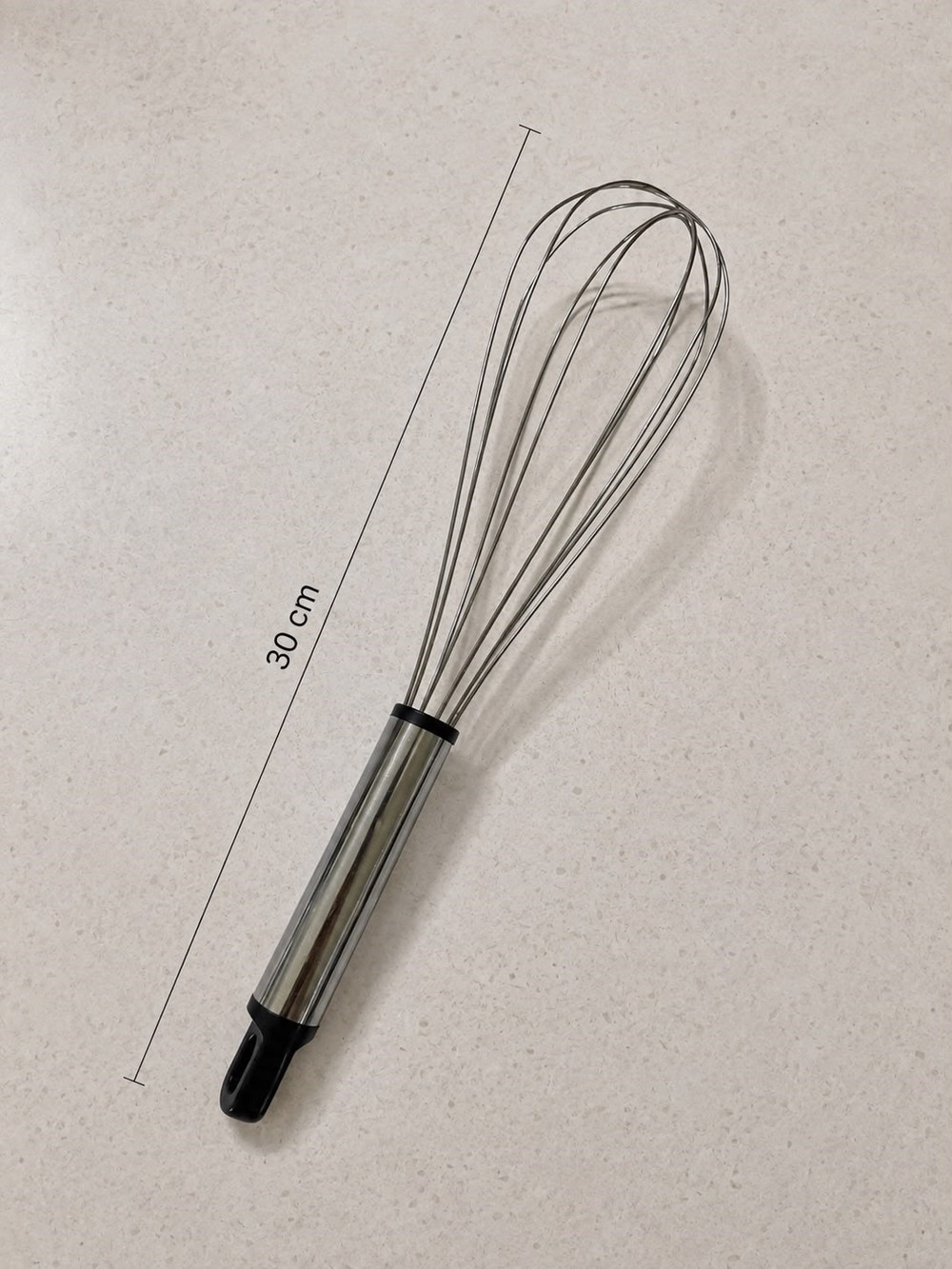 Paslanmaz Çelik  Çırpıcı 30 cm 