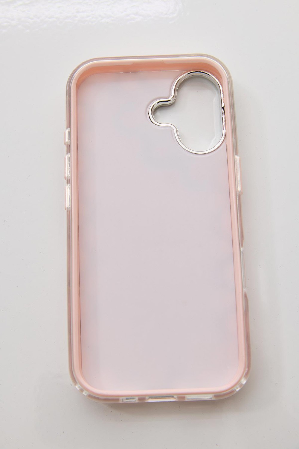 İphone 17 Uyumlu Taş Detaylı Telefon Kılıfı Pembe