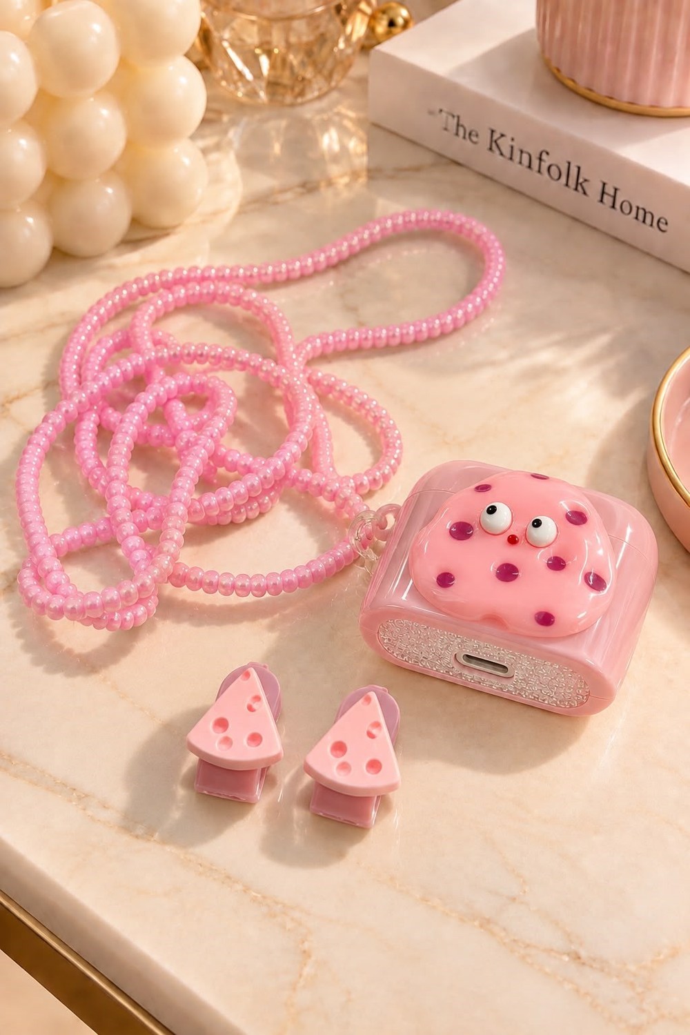 Figürlü Şarj Kılıfı Pembe2
