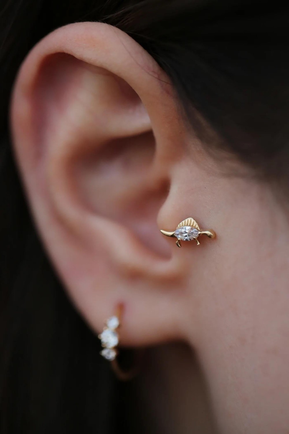 232 Gold Piercing