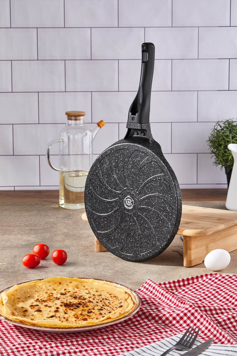 Taç Eva Granit Krep Tavası 28 Cm